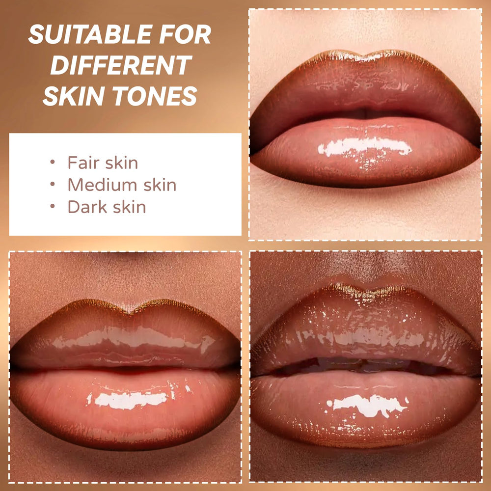 HOSAILY gloss wand texture demonstrating smooth, hydrating shine benefit