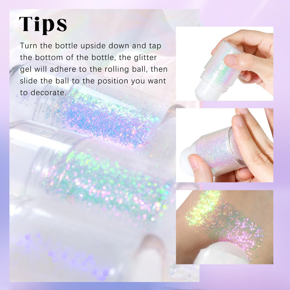 HOSAILY Golden Ocean swatch on arm showing warm holographic shine benefit