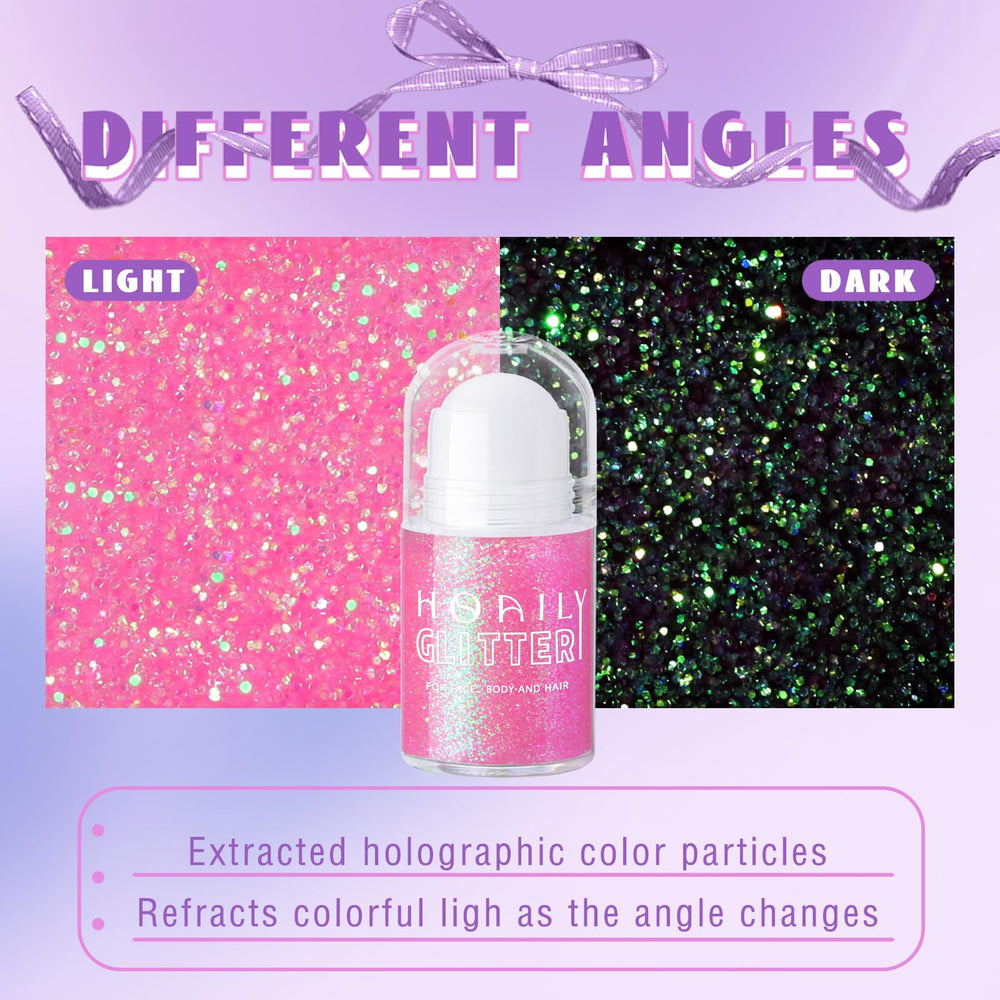 HOSAILY used to streak hair at the roots for festival-ready iridescent highlights