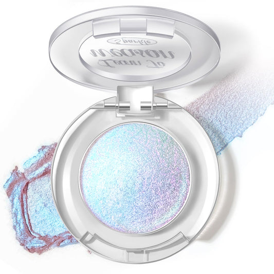 HOSAILY front packaging showing compact duochrome eyeshadow and portability