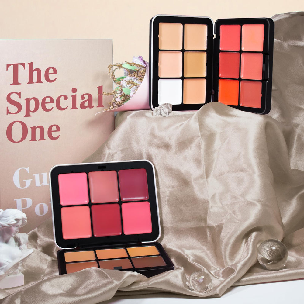 HOSAILY palette inside a makeup bag suggesting everyday carry and on-the-go touch-ups