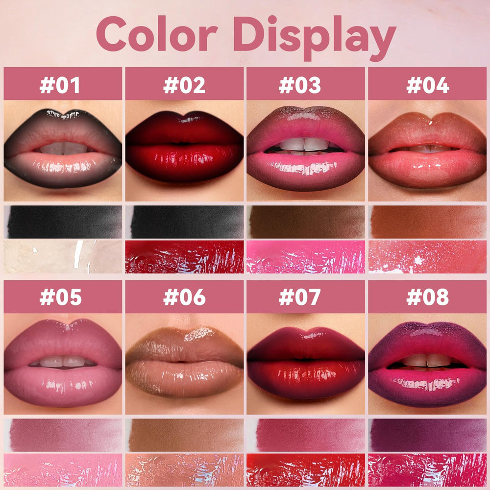 HOSAILY before and after lips demonstrating fuller, defined lip appearance