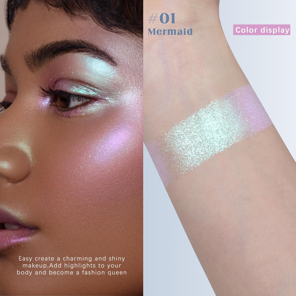 HOSAILY mermaid inner corner highlight illustrating brightening and iridescent pop