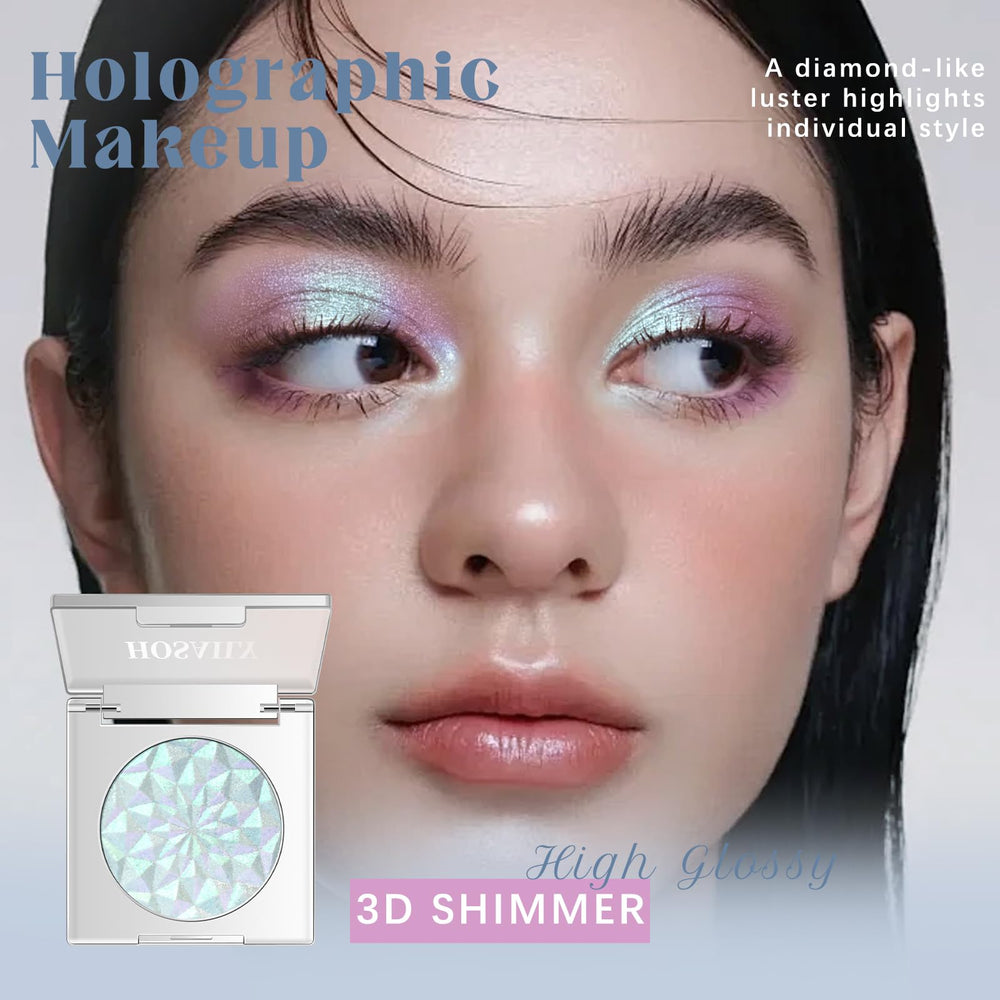 HOSAILY mermaid texture close-up revealing smooth, blendable glitter for vibrant color