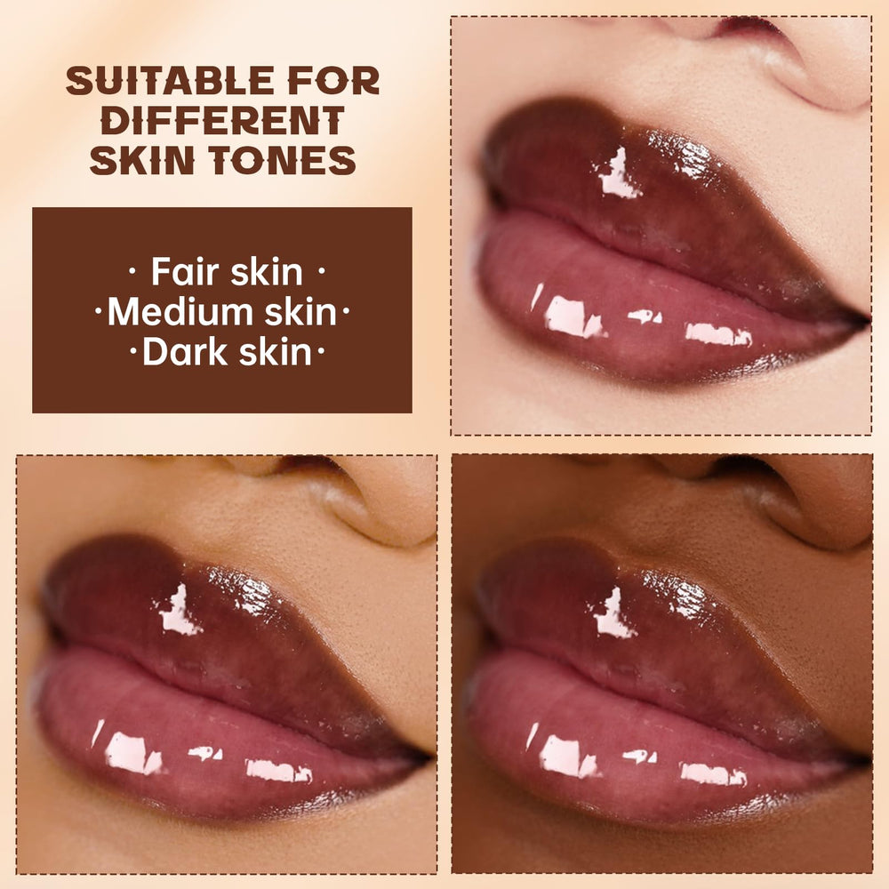 HOSAILY open kit displaying pencil and gloss for quick two-step application