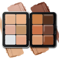 HOSAILY palette front packaging showing compact travel-ready design and organized pans