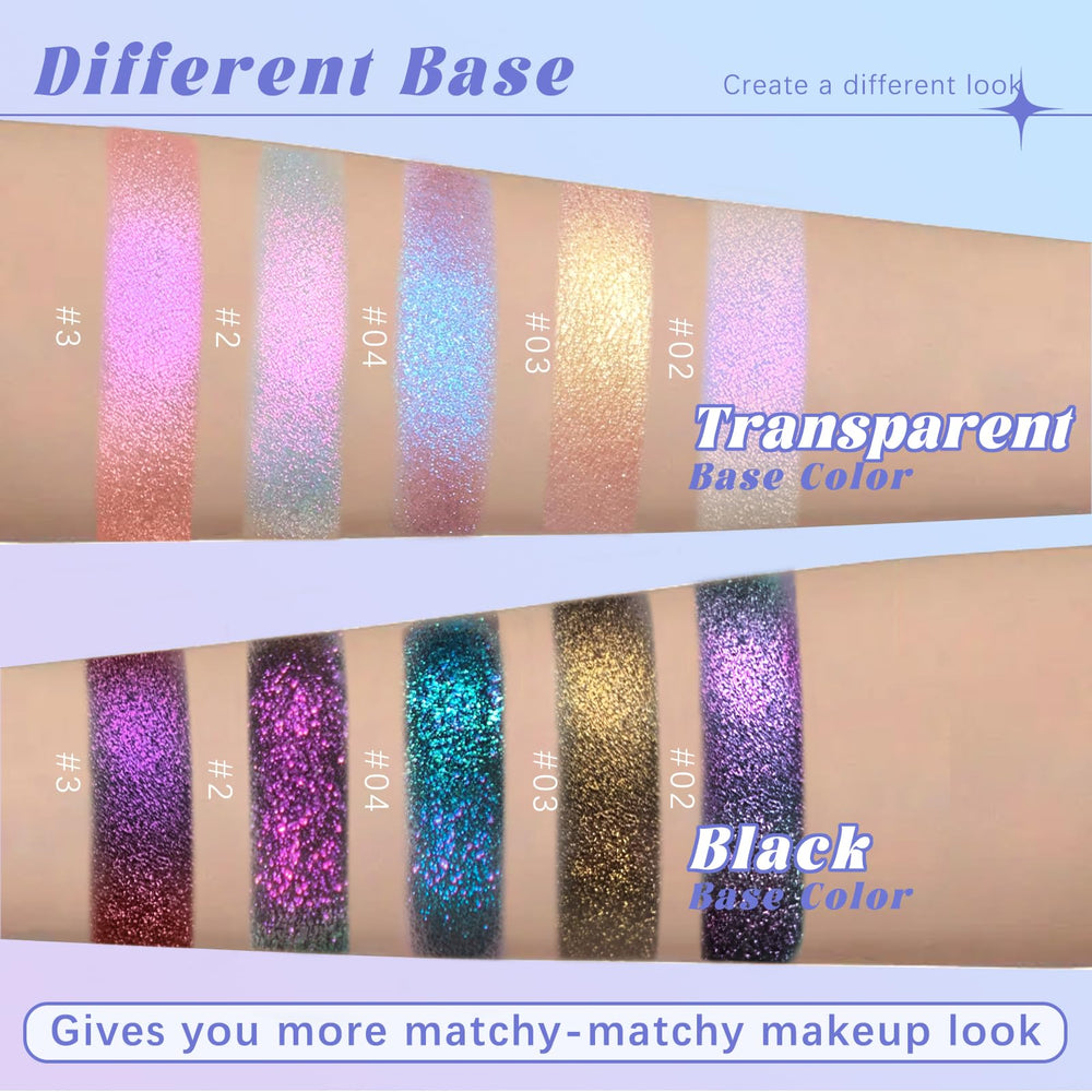 HOSAILY palette size comparison next to coin, compact travel-friendly benefit