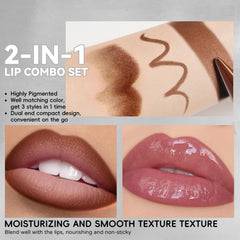 HOSAILY arm swatches of light brown shade showing natural, buildable color
