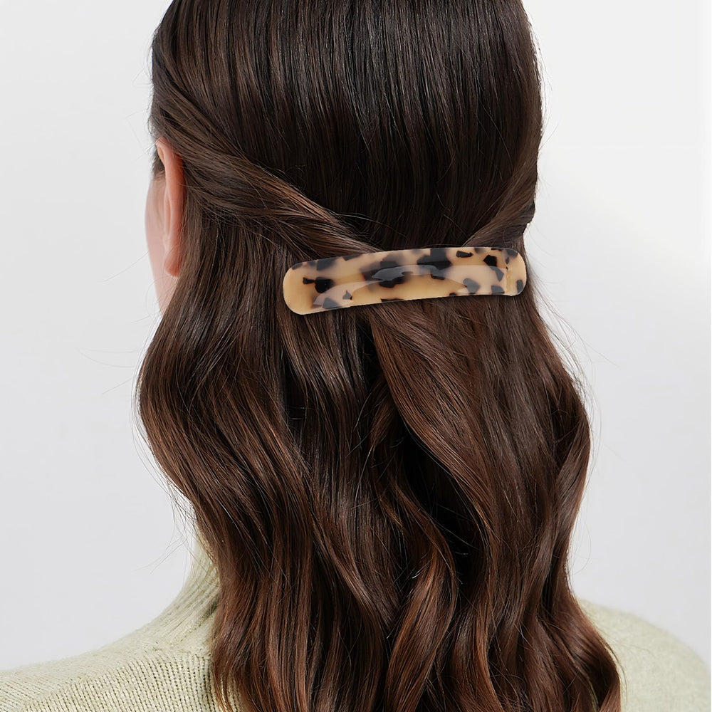 Hotalisona barrette without inner rod holding thick hair comfortably