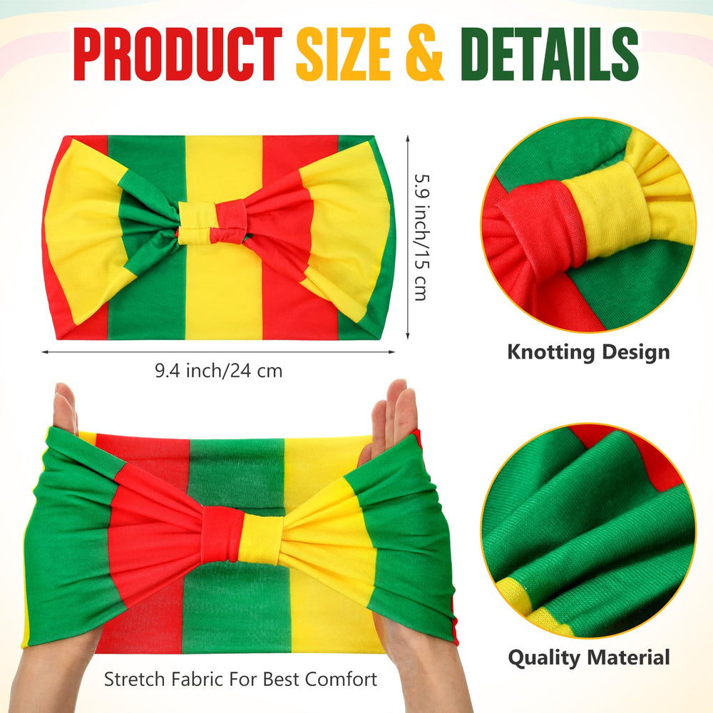 Hoteam close-up of fabric texture in Rasta colors illustrating soft comfortable material
