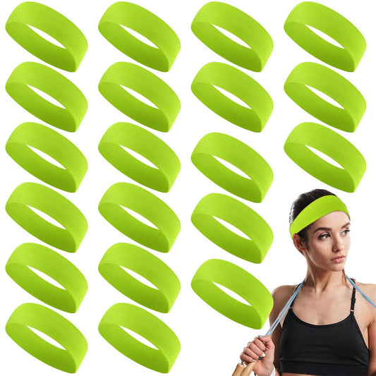 Hotop front pack showing bright green headbands and bulk value