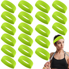 Hotop front pack showing bright green headbands and bulk value