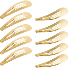 Hotop front pack of 50 gold snap clips showing bulk value and uniform finish