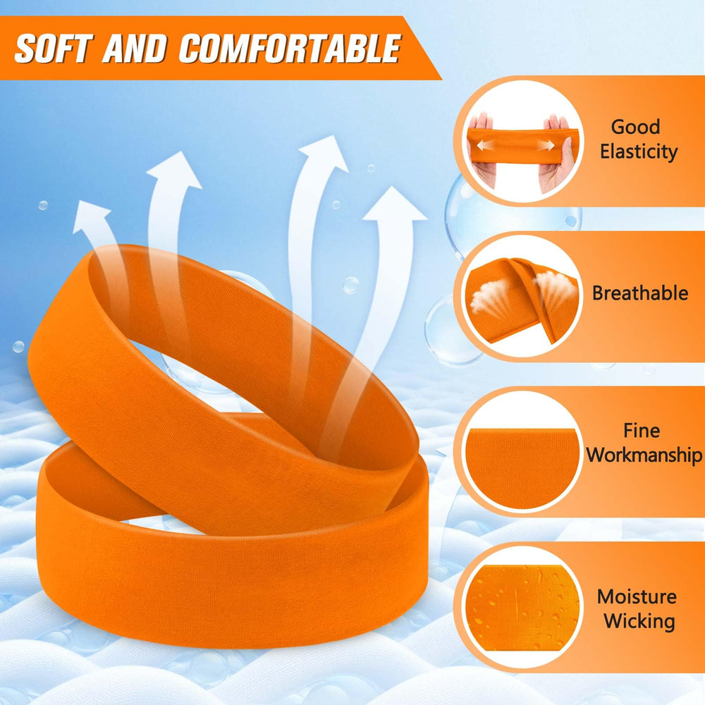 Hotop headband worn during yoga demonstrating secure fit and hair control benefit