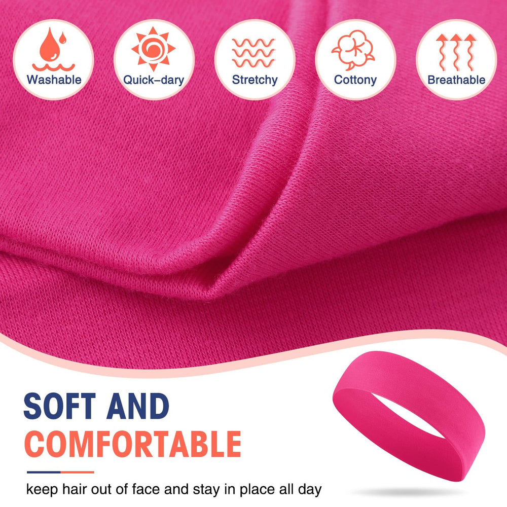 Hotop headband worn during yoga showing secure, comfortable fit