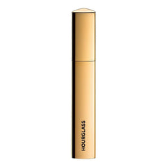 HOURGLASS mascara tube front view showing sleek packaging and premium finish