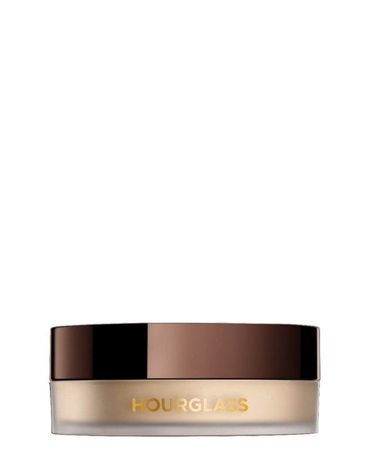Hourglass Veil front packaging showing jar and label, brand clarity and premium finish