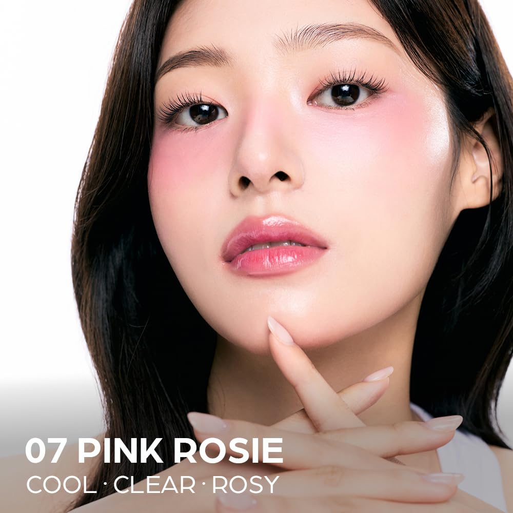 House of Hur swatches on arm showing Pink Rosie payoff and buildable hydration