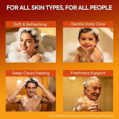 House of Nutrition persimmon soap packed in travel case for leak-free convenience