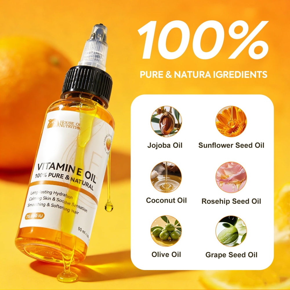 House of Nutrition dropper dispensing a golden drop for precise application benefit