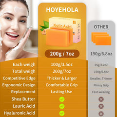 HOYEHOLA ingredients display with bottles showing nourishing components