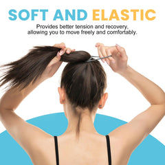 HOYOLS microfiber close-up highlighting smooth texture that prevents hair damage