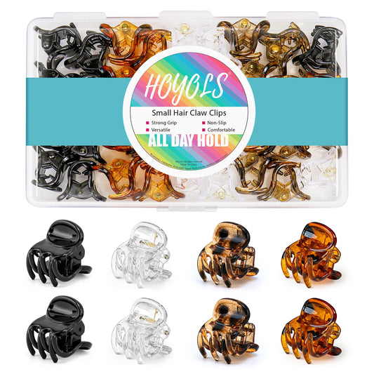 HOYOLS front packaging showing 36 mini clips for organized styling