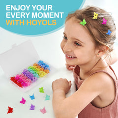 HOYOLS clip held in hand to show size and travel-friendly convenience