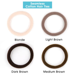 HOYOLS hair tie in hand showing 4 cm size for scale and easy wrapping