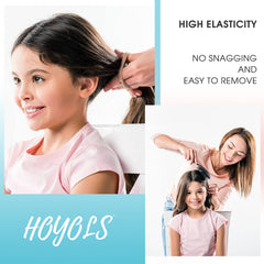 HOYOLS stacked ties stretched to show strong elastic performance