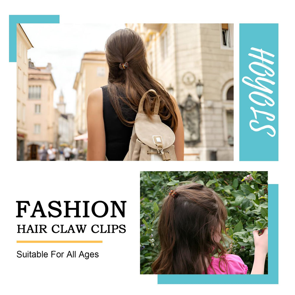 HOYOLS clip securing a half-up hairstyle for neat all-day hold