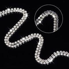hoyuwak braided hair with chains in use demonstrating layered shimmer and style