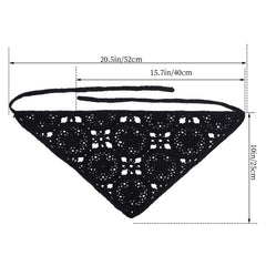 hoyuwak crochet close-up shows floral knit detail and gentle texture