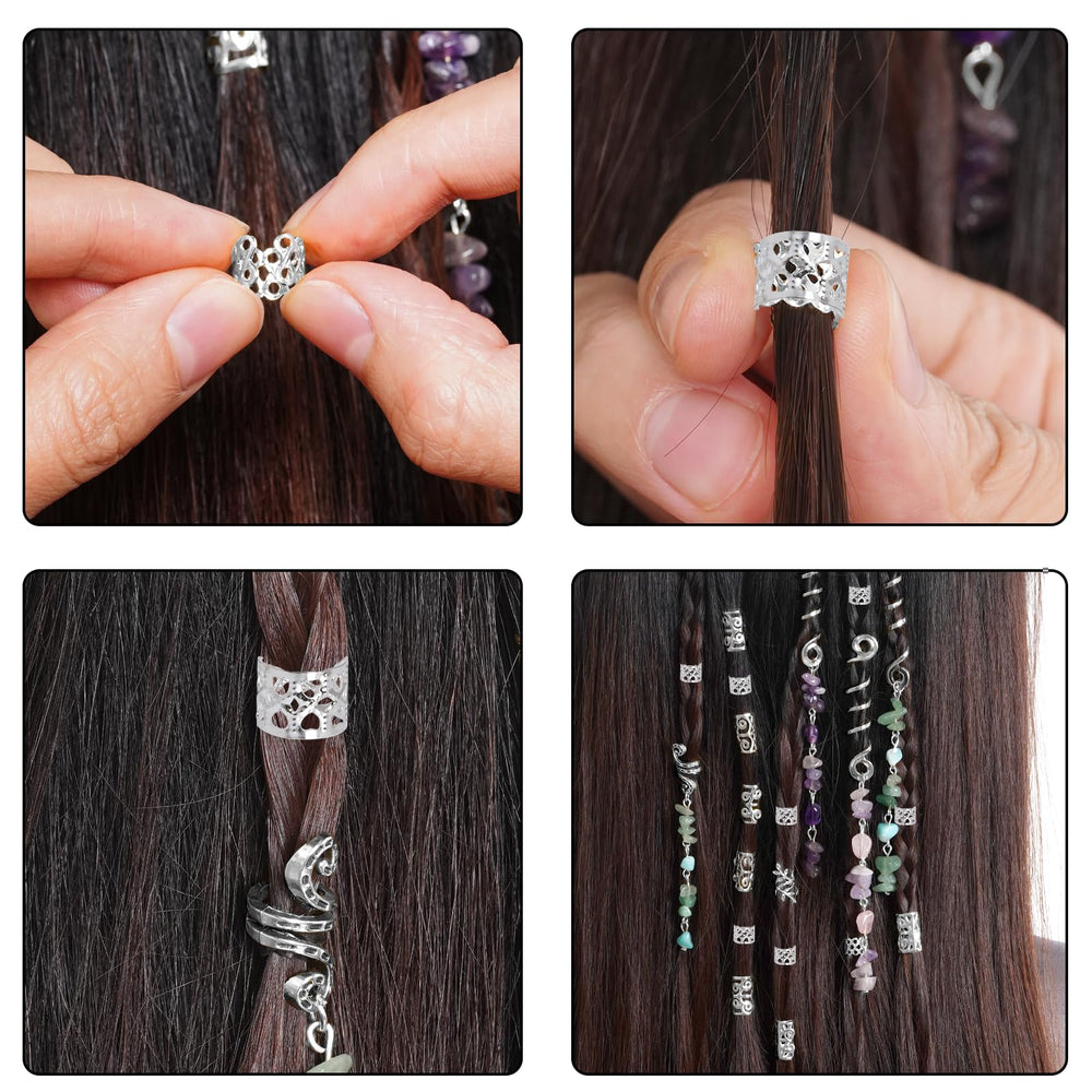 hoyuwak lifestyle braid styling on model showing decorative effect