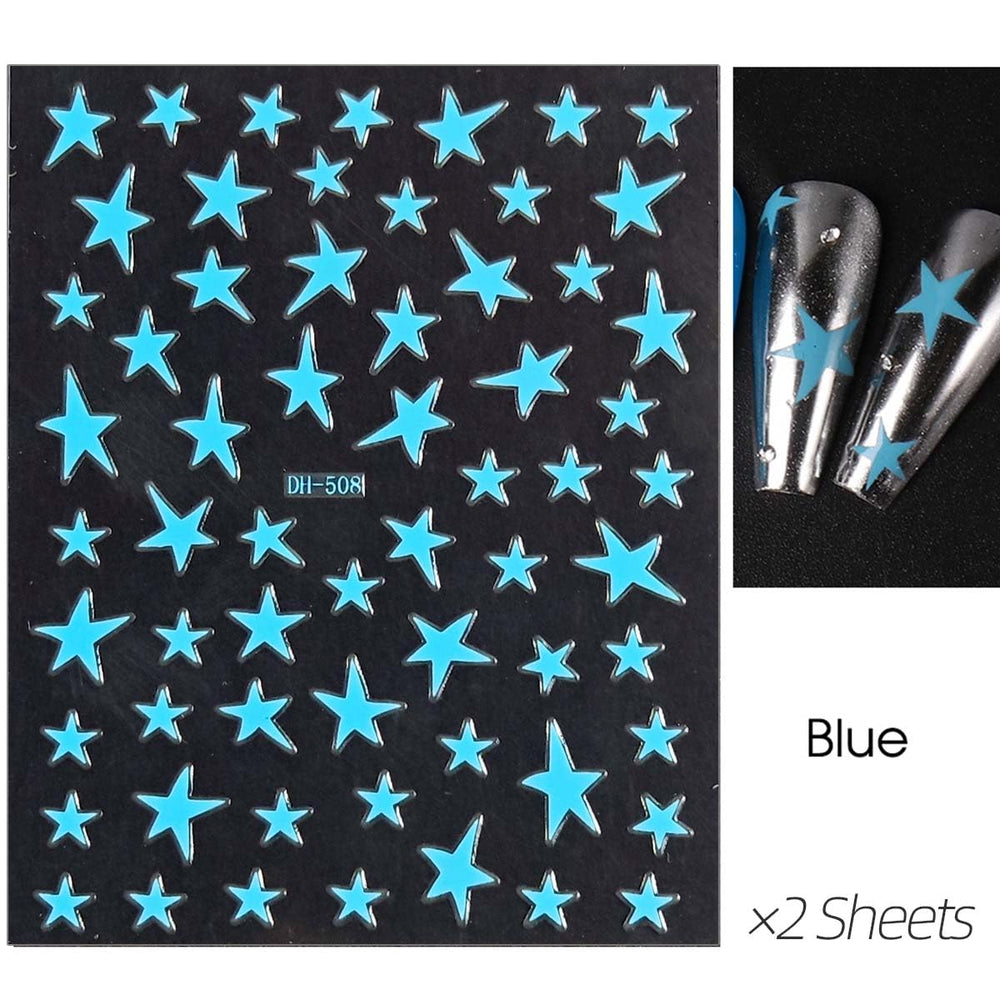 HPYFOI tweezers placing a star sticker for precise, mess-free application