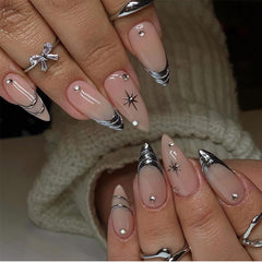 HPYFOI close-up of star and line design accents, precise decorative detail