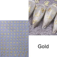 HPYFOI close-up of gold letters highlighting fine edges for precise styling