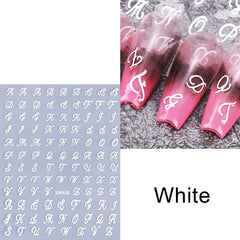 HPYFOI finished manicure lifestyle showing letters adding personalized flair