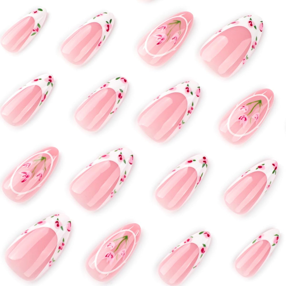 HPYFOI side profile of nail curve showing natural fit and comfortable wear