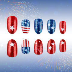 HPYFOI displayed 24 nails in 12 sizes benefit easy size matching for all nails