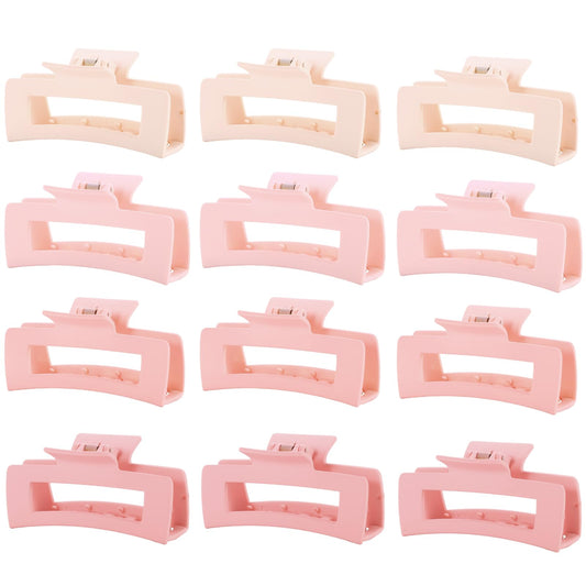 HQ-SITE front packaging showing 12 pink matte clips and gift box benefit durable presentation