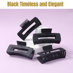 HQ-SITE clip securing an elegant updo with comfortable hold benefit