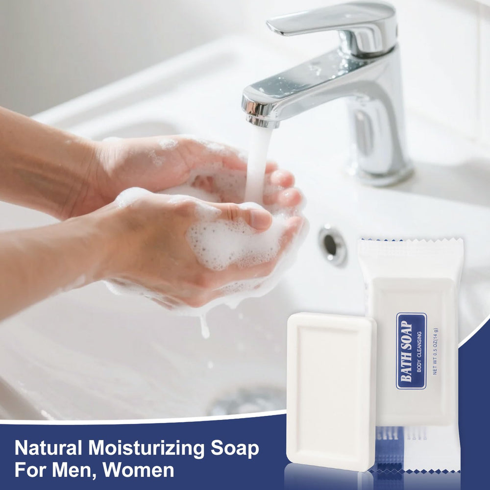HQSLsund soap beside coin to show compact travel-friendly size