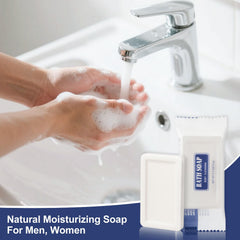 HQSLsund soap beside coin to show compact travel-friendly size