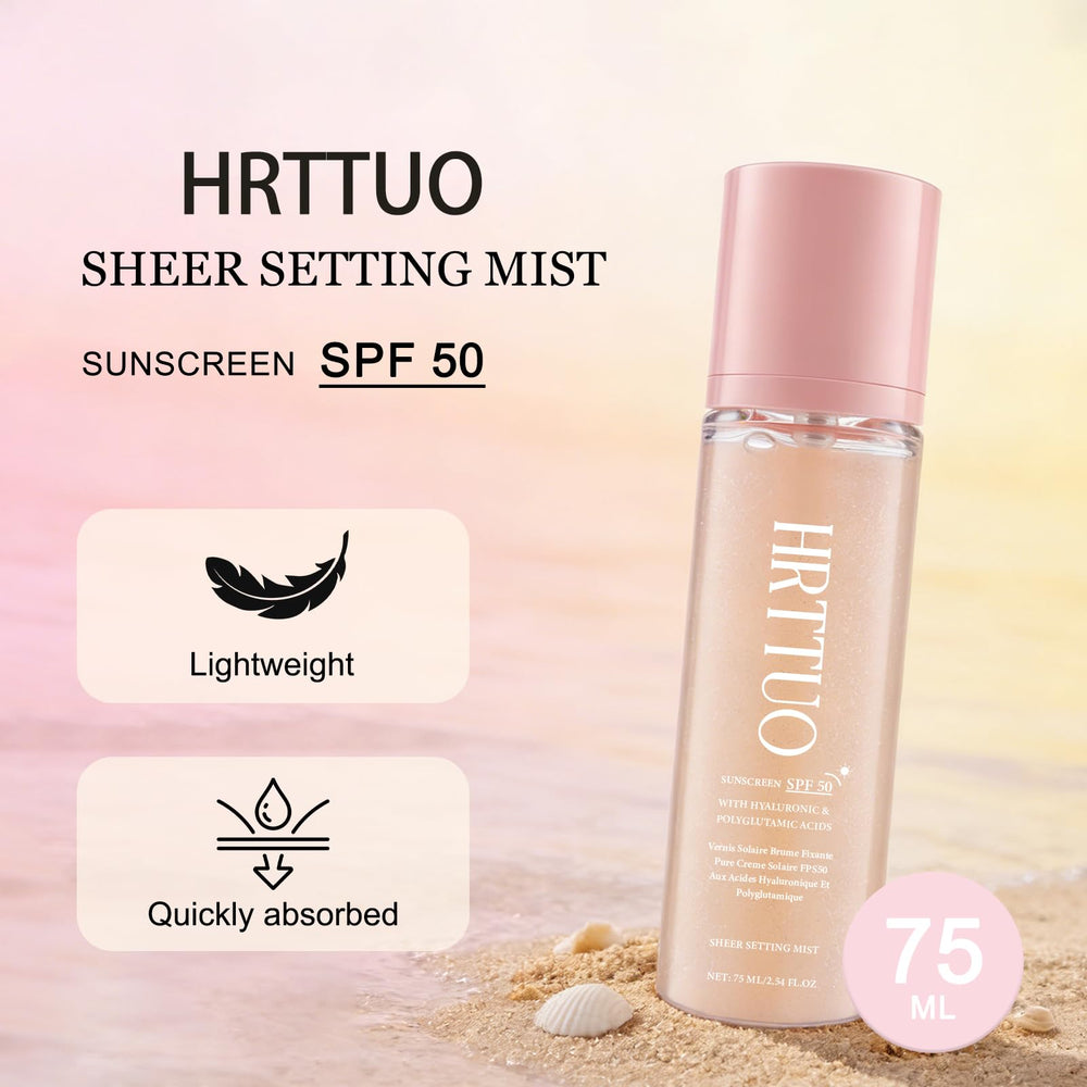 HRTTUO close-up shimmer on skin highlighting subtle glow