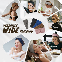 HSEM headband used during face wash to keep hair dry