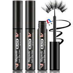 HSKIE front packaging of three magnetic eyeliner tubes showing value pack and deep black benefit