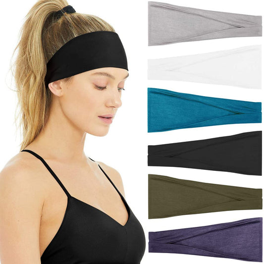 Huachi front view of six-color headband pack showing variety and convenience