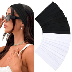 Huachi front packaging showing 16 headbands and clear product view for convenience