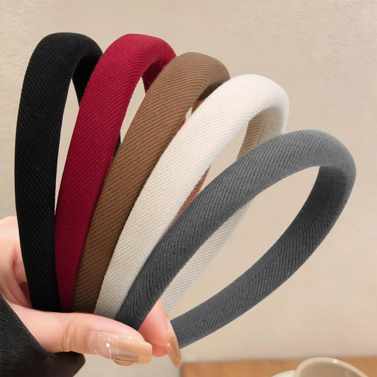Huachi front packaging showing five fall-colored headbands and neat presentation benefit: easy gifting